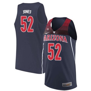 Mens Arizona Wildcats Kory Jones #52 Navy NCAA Jerseys 400284-301