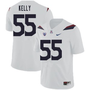 Men's Arizona Wildcats Chandler Kelly #55 Official White Jersey 995711-546