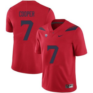 Mens Arizona Wildcats Devaughn Cooper #7 University Red Jerseys 159559-363