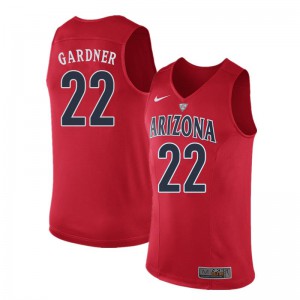 Mens Arizona Wildcats Jason Gardner #22 Red University Jersey 885345-985