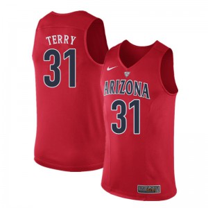 Men Arizona Wildcats Jason Terry #31 Red Basketball Jersey 417901-169