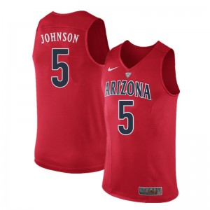 Men Arizona Wildcats Stanley Johnson #5 Red Alumni Jersey 662054-577