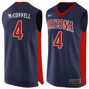 Men Arizona Wildcats T.J. McConnell #4 Navy Player Jersey 400066-860