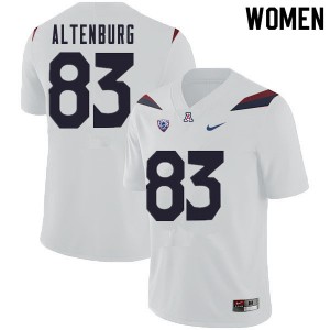 Women Arizona Wildcats Karl Altenburg #83 Player White Jerseys 458296-342
