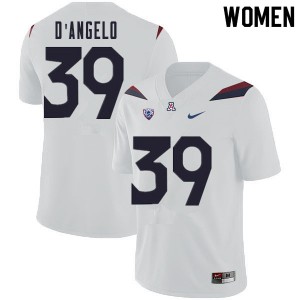 Women Arizona Wildcats Tristen D'Angelo #39 High School White Jerseys 735936-771