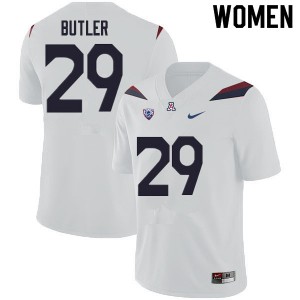 Womens Arizona Wildcats Jashon Butler #29 Player White Jersey 198533-677