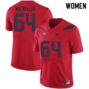 Women Arizona Wildcats Seth MacKellar #64 Red University Jersey 616452-280