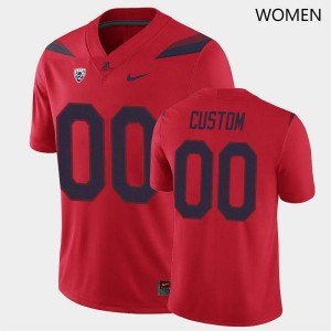 Women Arizona Wildcats Custom #00 Red Stitch Jersey 883528-120