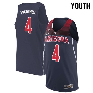 Youth Arizona Wildcats T.J. McConnell #4 Official Navy Jerseys 246026-571