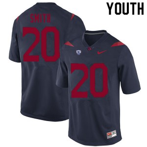 Youth Arizona Wildcats Darrius Smith #20 Navy Stitched Jersey 381245-372