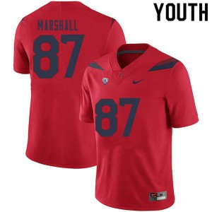 Youth Arizona Wildcats Stacey Marshall #87 Stitch Red Jersey 594639-735