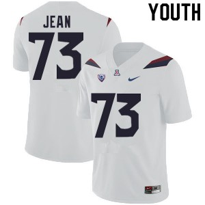 Youth Arizona Wildcats Woody Jean #73 White Official Jerseys 470601-170