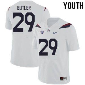 Youth Arizona Wildcats Jashon Butler #29 White High School Jersey 751225-624
