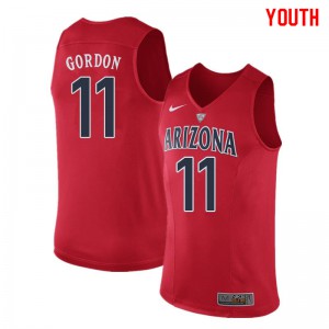 Youth Arizona Wildcats Aaron Gordon #11 Basketball Red Jerseys 195714-547