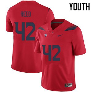 Youth Arizona Wildcats Brooks Reed #42 Official Red Jersey 289418-643