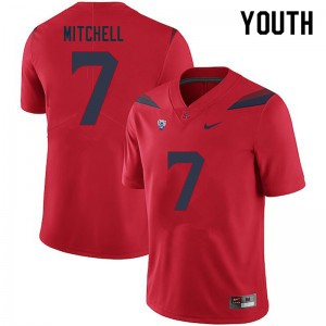 Youth Arizona Wildcats Jaden Mitchell #7 Red Alumni Jerseys 312318-710
