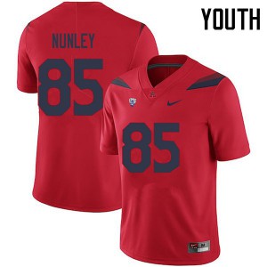 Youth Arizona Wildcats Jamie Nunley #85 Red Player Jersey 361965-555