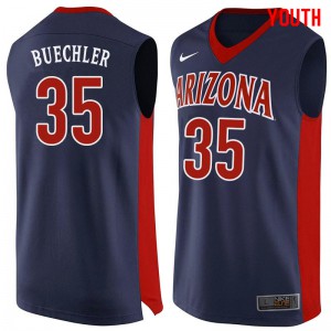 Youth Arizona Wildcats Jud Buechler #35 Navy NCAA Jerseys 960753-488