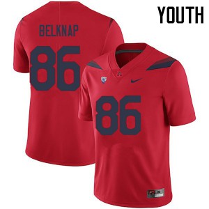 Youth Arizona Wildcats Justin Belknap #86 Red Official Jerseys 210845-839