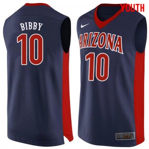 Youth Arizona Wildcats Mike Bibby #10 Navy Player Jerseys 533458-209