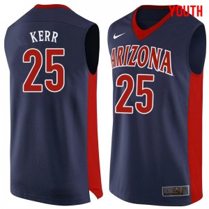 Youth Arizona Wildcats Steve Kerr #25 University Navy Jerseys 963191-204
