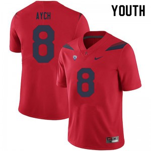 Youth Arizona Wildcats Thomas Aych #8 Red NCAA Jersey 425140-280